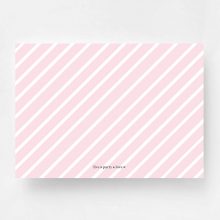 Sweet Baby Girl Baby Shower Invitation - Back
