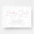 Sweet Baby Girl Baby Shower Invitation - Front