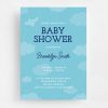 Airplanes and Big Dreams Baby Shower Invitation - Front