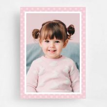 Cupcake & Sprinkles Birthday Invitation - Back