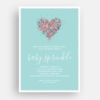 Baby Sprinkle Invitation Front